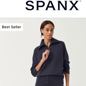 Like-New Air Essentials Set: Half Zip and Wide Leg Pant